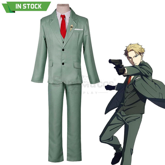 【In Stock】Anime Spy X Family Twilight Loid Forger Classical Green Suit Cosplay Costume Costumes 1000