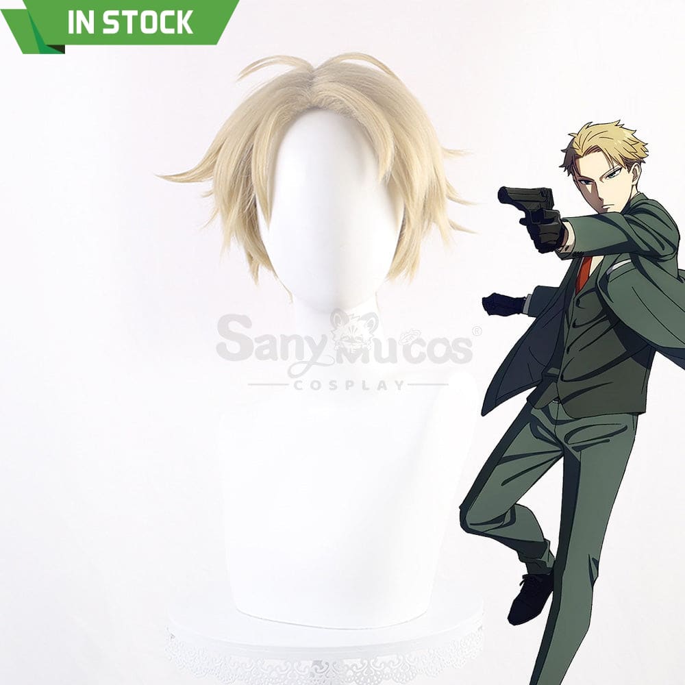 【In Stock】Anime Spy X Family Twilight Loid Forger Cosplay Wig Short Blond Wigs