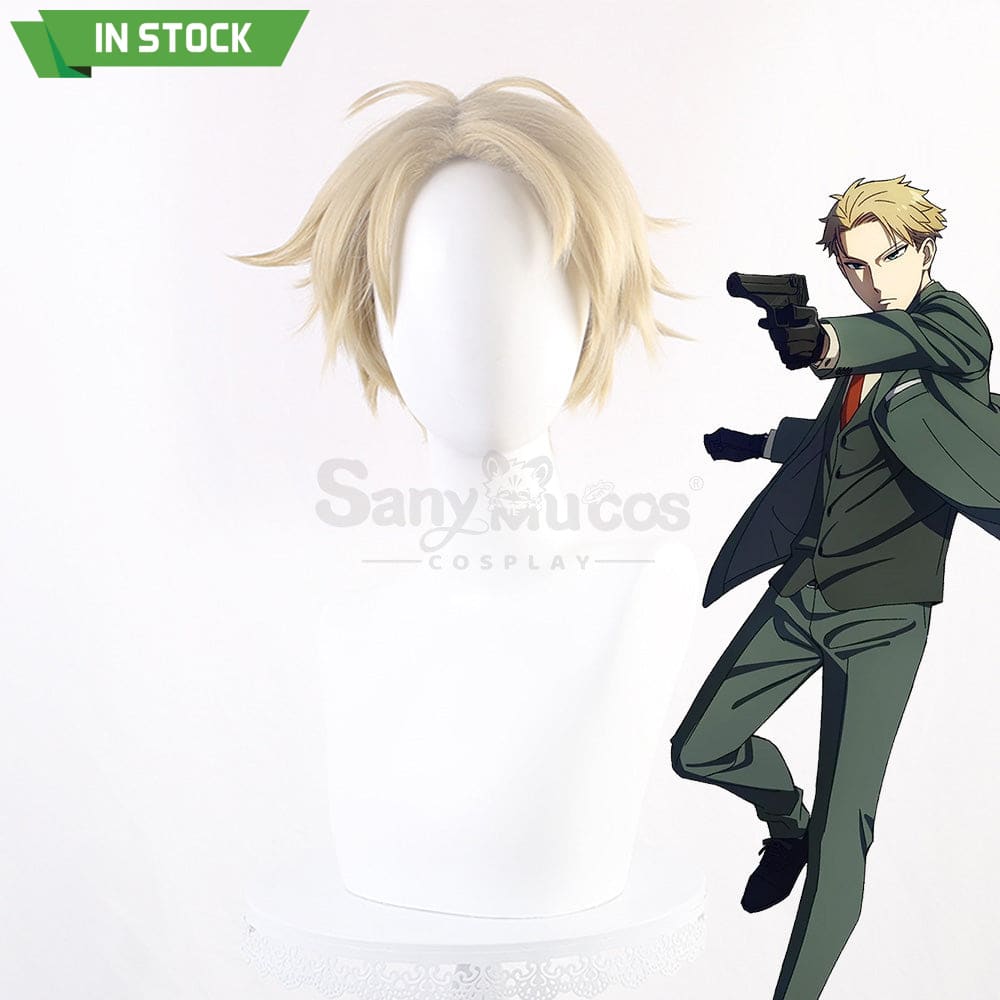 【In Stock】Anime Spy X Family Twilight Loid Forger Cosplay Wig Short Blond Wigs