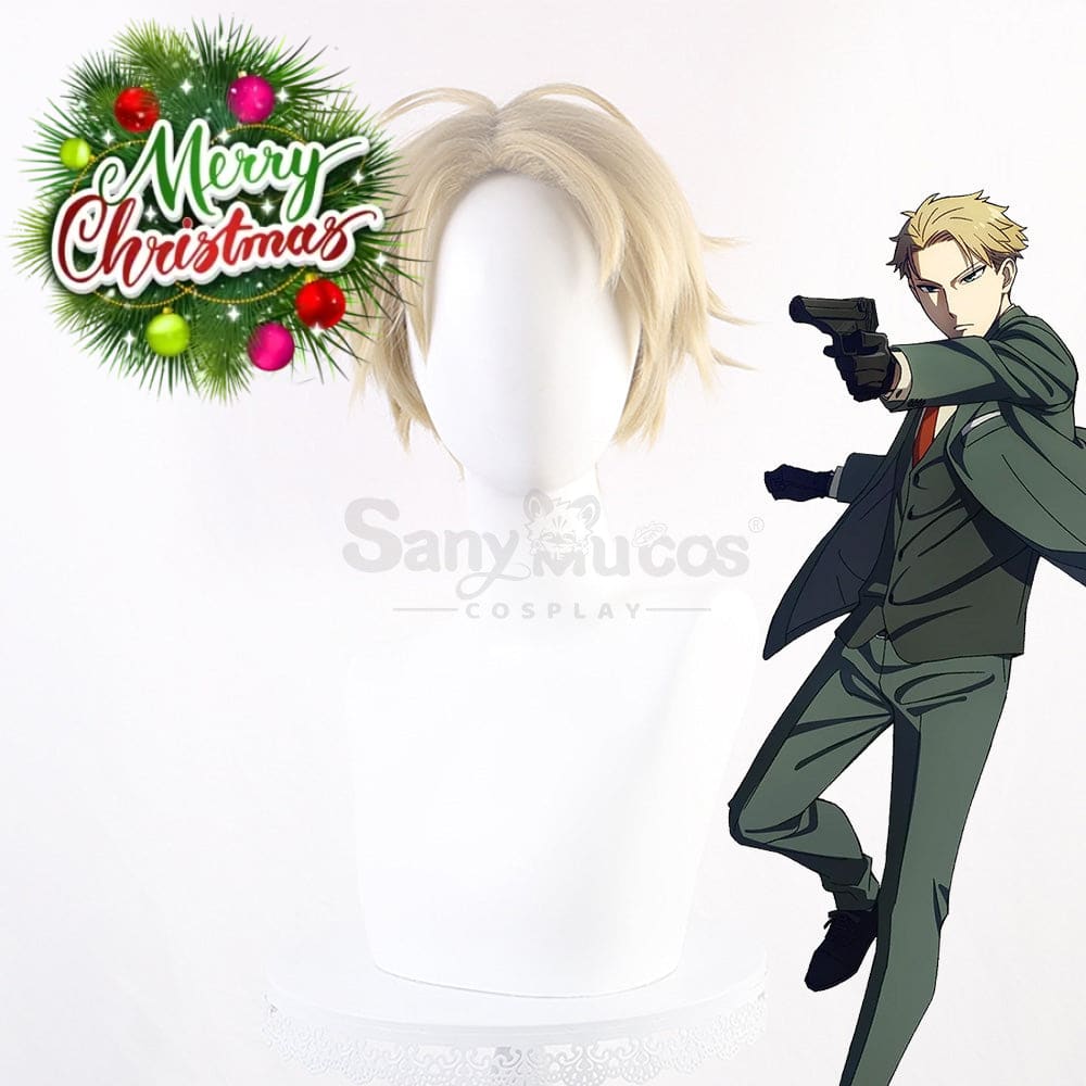 【In Stock】Anime Spy X Family Twilight Loid Forger Cosplay Wig Short Blond Wigs