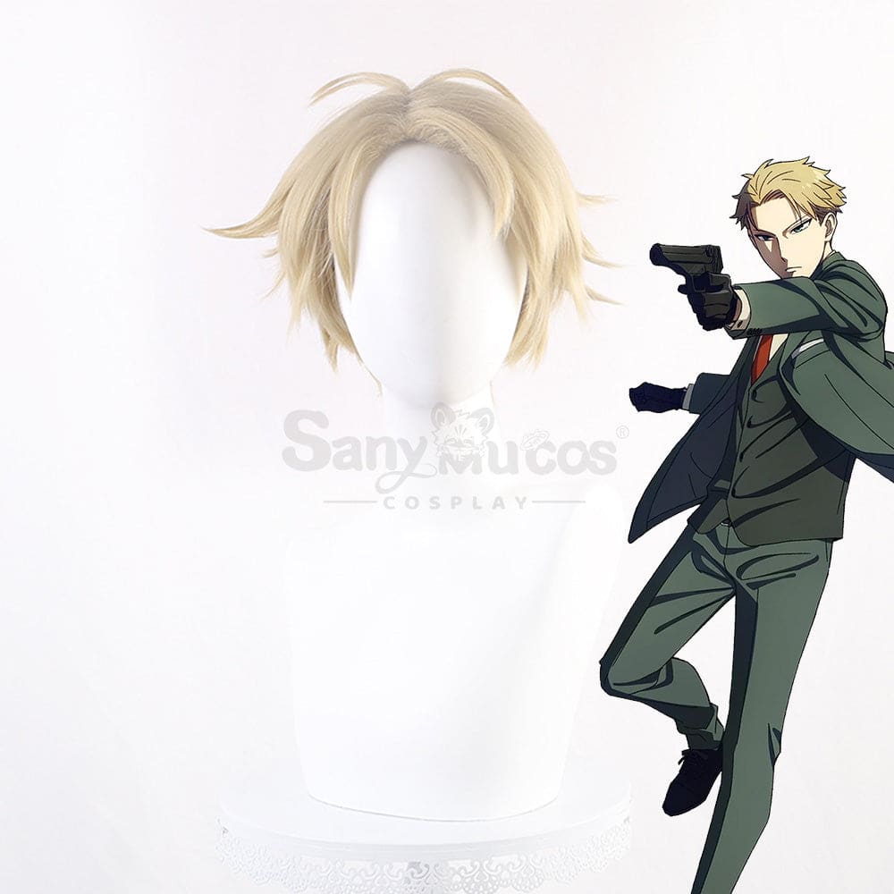 【In Stock】Anime Spy X Family Twilight Loid Forger Cosplay Wig Short Blond Wigs