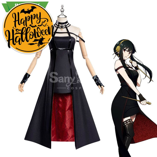 【48H To Ship】Anime Spy X Family Yor Forger Shinobi Assassin Sexy Short Dress Cosplay Costume 1000
