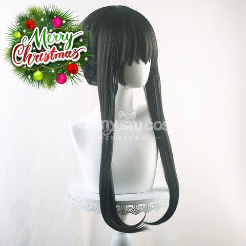 【In Stock】Anime Spy X Family: Yor Forger Thorn Princess Wig Assassin Cosplay Long Black 68Cm Wigs