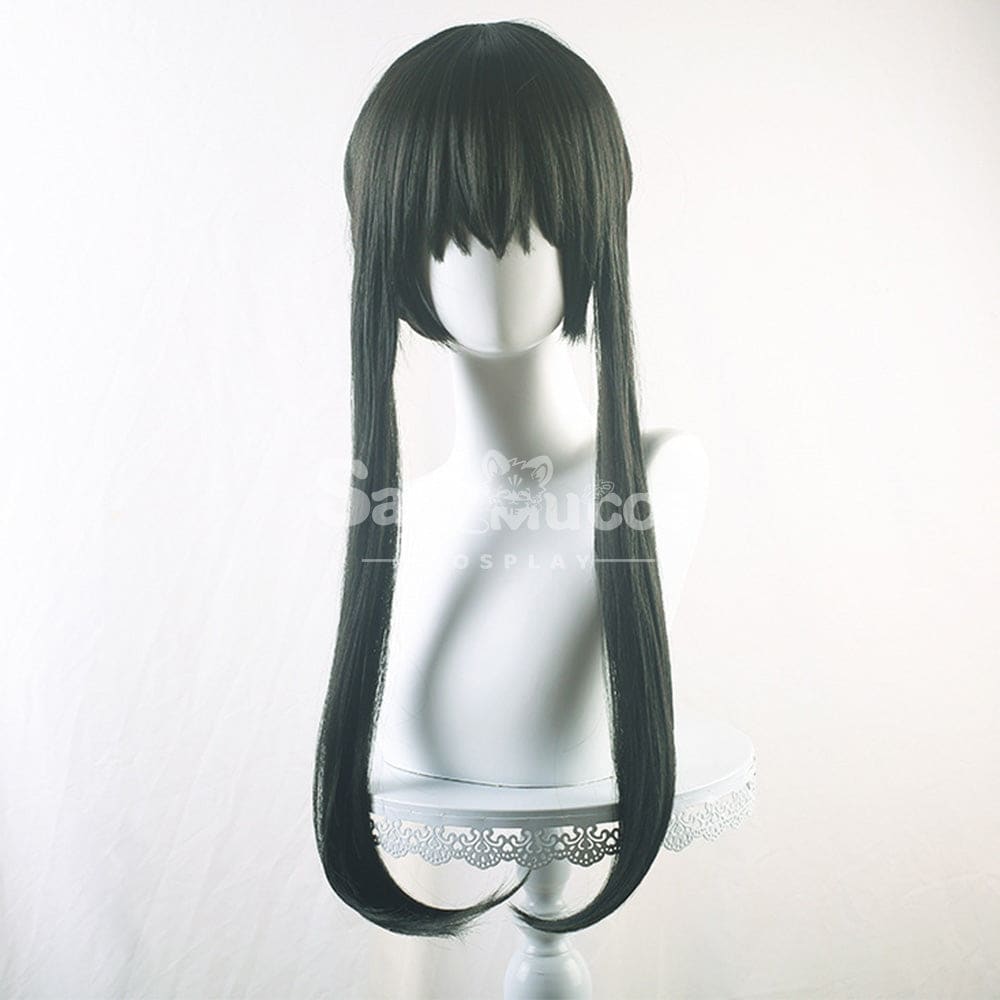 【In Stock】Anime Spy X Family: Yor Forger Thorn Princess Wig Assassin Cosplay Long Black 68Cm Wigs
