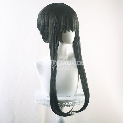 【In Stock】Anime Spy X Family: Yor Forger Thorn Princess Wig Assassin Cosplay Long Black 68Cm Wigs