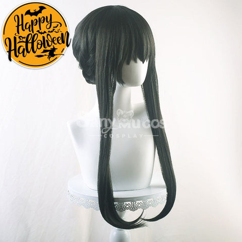 【In Stock】Anime Spy X Family: Yor Forger Thorn Princess Wig Assassin Cosplay Long Black 68Cm Wigs