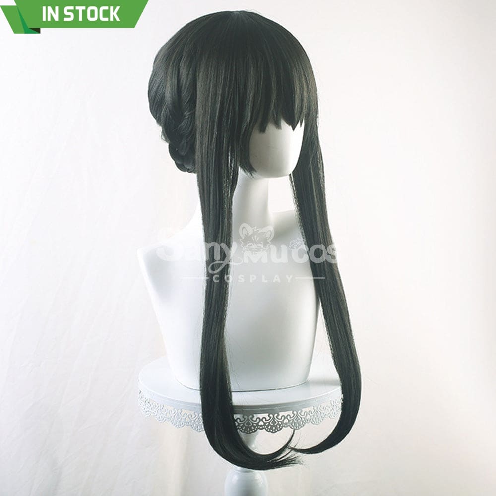 【In Stock】Anime Spy X Family: Yor Forger Thorn Princess Wig Assassin Cosplay Long Black 68Cm Wigs