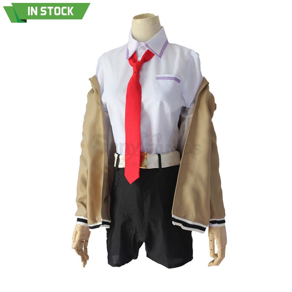 【In Stock】Anime Steins;Gate Cosplay Kurisu Makise Costume Plus Size Costumes