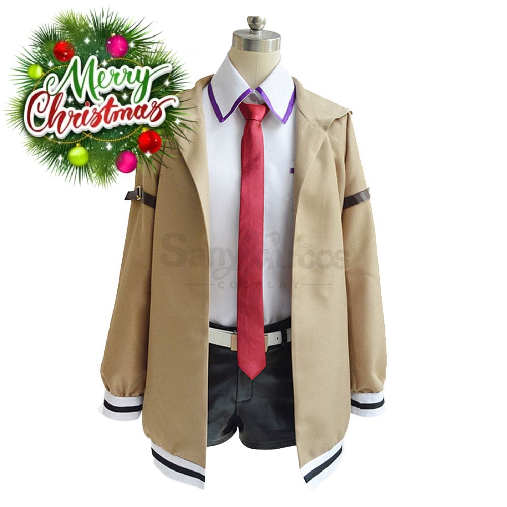 【In Stock】Anime Steins;Gate Cosplay Kurisu Makise Costume Plus Size Costumes