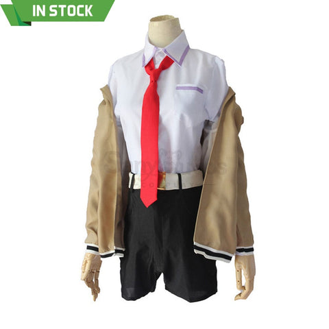 【In Stock】Anime Steins;Gate Cosplay Kurisu Makise Costume Plus Size Costumes