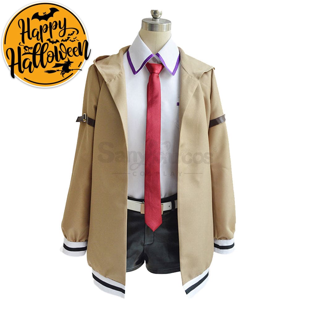 【In Stock】Anime Steins;Gate Cosplay Kurisu Makise Costume Plus Size Costumes