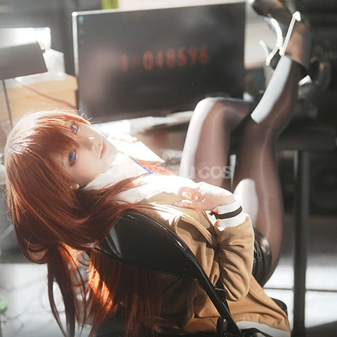 【In Stock】Anime Steins;Gate Cosplay Kurisu Makise Cosplay Costume Premium Edition Cosplay Costumes