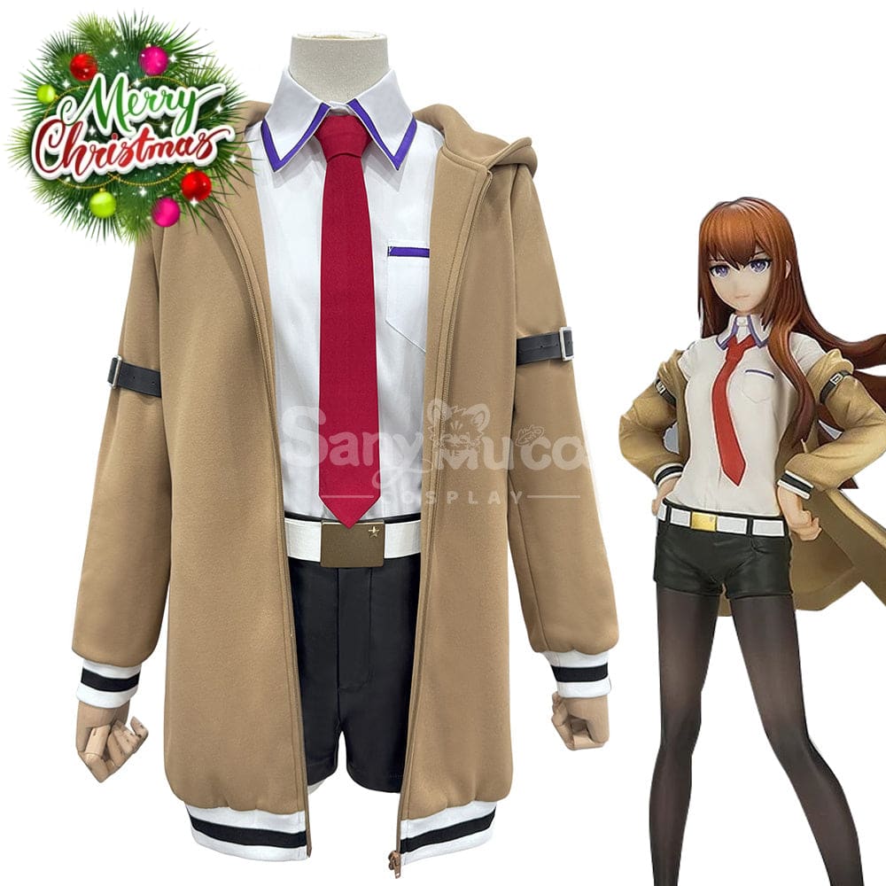 【In Stock】Anime Steins;Gate Cosplay Kurisu Makise Cosplay Costume Premium Edition Cosplay Costumes
