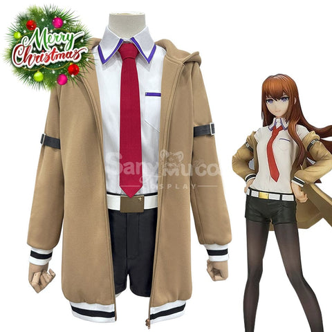 【In Stock】Anime Steins;Gate Cosplay Kurisu Makise Cosplay Costume Premium Edition Cosplay Costumes
