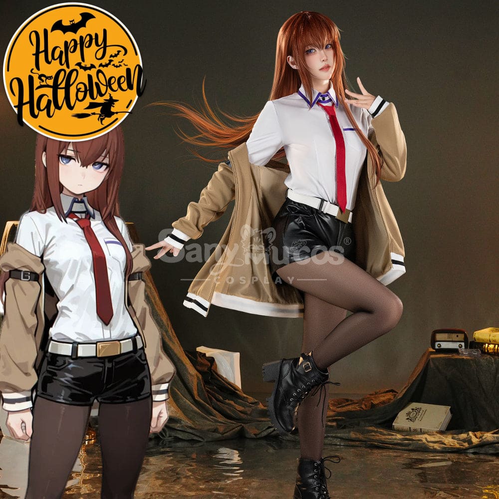 【Pre-Sale】Anime Steins;Gate Cosplay Kurisu Makise Cosplay Costume Premium Edition Cosplay Costumes