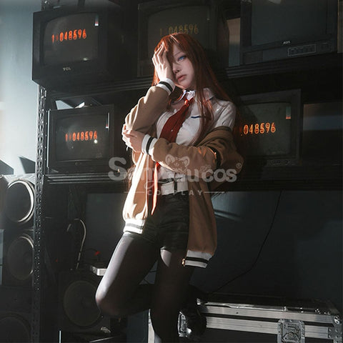【In Stock】Anime Steins;Gate Cosplay Kurisu Makise Cosplay Costume Premium Edition Cosplay Costumes
