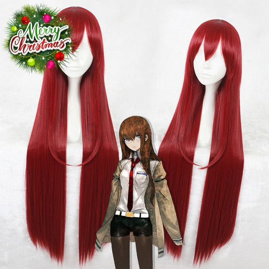 【In Stock】Anime Steins;Gate Cosplay Kurisu Makise Wig Wigs 1000