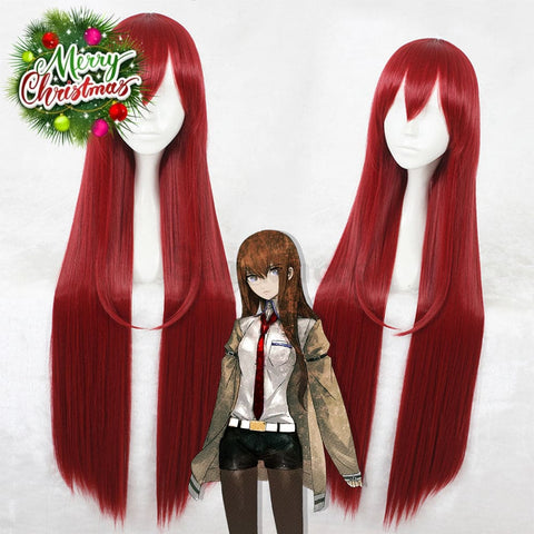 【In Stock】Anime Steins;Gate Cosplay Kurisu Makise Wig Wigs