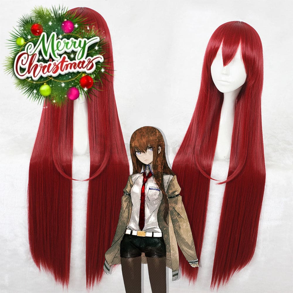 【In Stock】Anime Steins;Gate Cosplay Kurisu Makise Wig Wigs