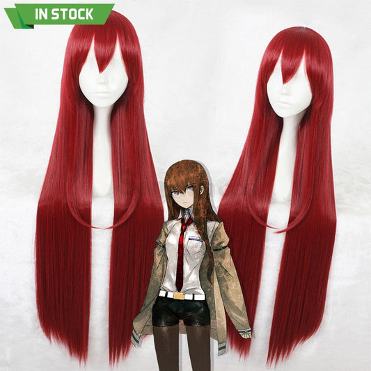 【In Stock】Anime Steins;Gate Cosplay Kurisu Makise Wig Wigs 1000