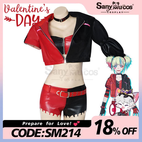 Anime Suicide Squad Isekai Cosplay Harley Quinn Costume Plus Size Costumes