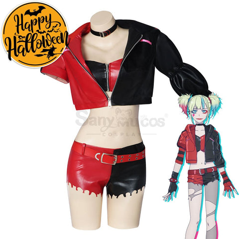 Anime Suicide Squad Isekai Cosplay Harley Quinn Costume Plus Size Costumes