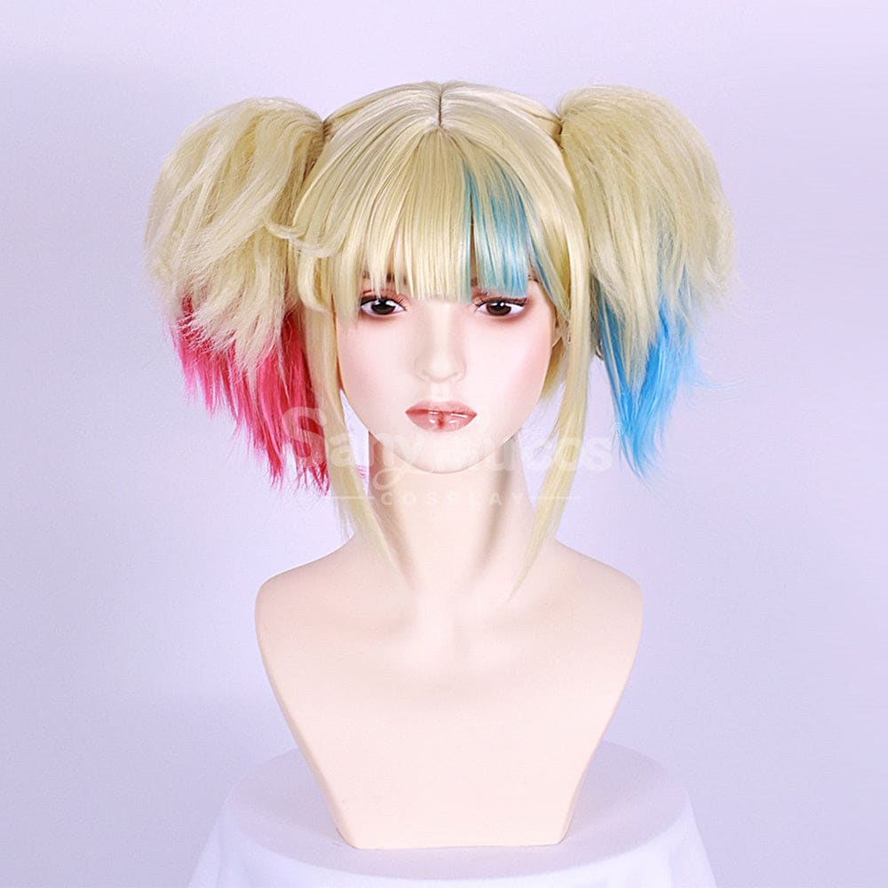【In Stock】Anime Suicide Squad Isekai Cosplay Harley Quinn Wig Wigs