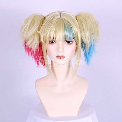 【In Stock】Anime Suicide Squad Isekai Cosplay Harley Quinn Wig Wigs