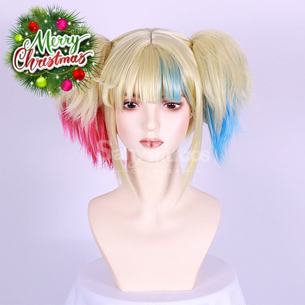 【In Stock】Anime Suicide Squad Isekai Cosplay Harley Quinn Wig Wigs