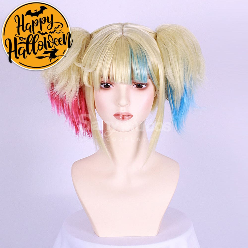 【In Stock】Anime Suicide Squad Isekai Cosplay Harley Quinn Wig Wigs