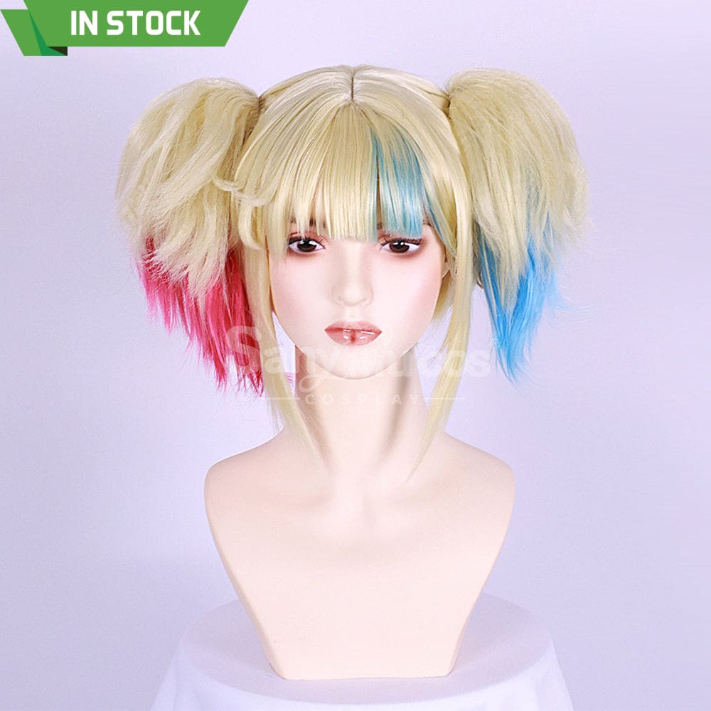 【In Stock】Anime Suicide Squad Isekai Cosplay Harley Quinn Wig Wigs