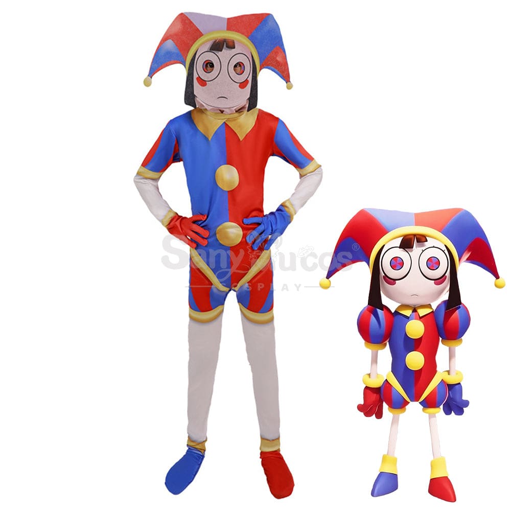 【In Stock】Anime The Amazing Digital Circus Cosplay Pomni Costume Costumes