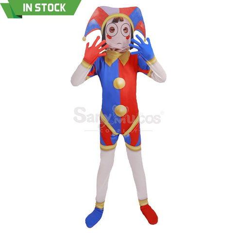 【In Stock】Anime The Amazing Digital Circus Cosplay Pomni Costume Costumes