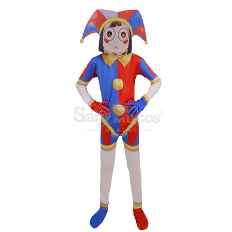 【In Stock】Anime The Amazing Digital Circus Cosplay Pomni Costume Costumes