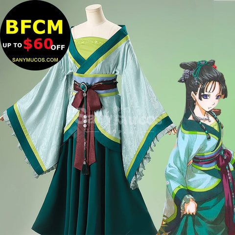 【In Stock】Anime The Apothecary Diaries Cosplay Maomao Ancient Hanfu Cosplay Costume Cosplay Costumes
