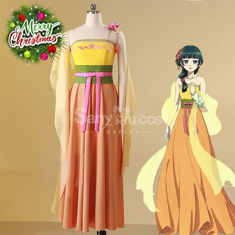 【In Stock】Anime The Apothecary Diaries Cosplay Maomao Orange Color Cosplay Costume Cosplay Costumes