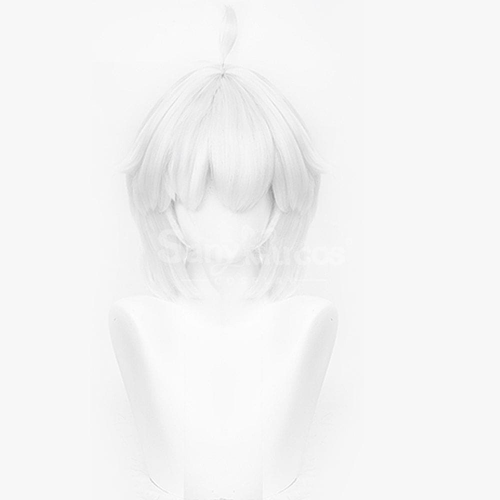 【In Stock】Anime The Legend of Hei Ⅱ Cosplay Luo Xiaohei Cosplay Wig White Cosplay Wigs