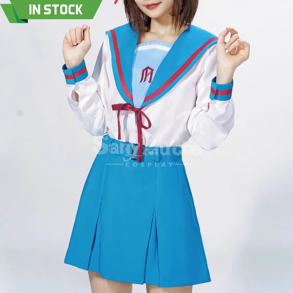 【In Stock】Anime The Melancholy of Haruhi Suzumiya Cosplay Yuki Nagato Cosplay Costume Premium Edition Cosplay Costumes