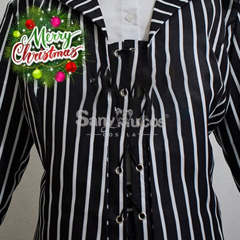 【In Stock】Anime The Nightmare Before Christmas Cosplay Jack Skellington Costume Female Costumes