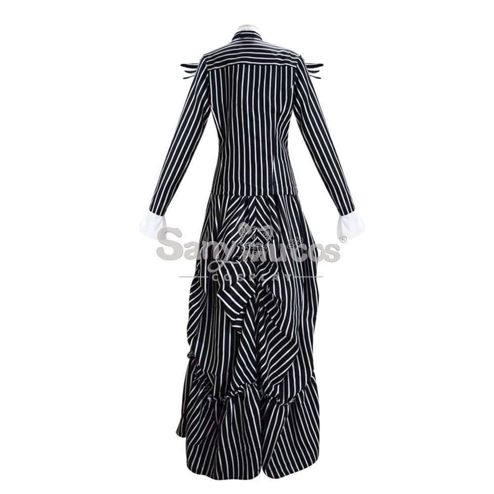 【In Stock】Anime The Nightmare Before Christmas Cosplay Jack Skellington Costume Female Costumes