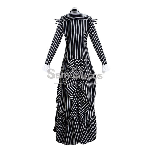 【In Stock】Anime The Nightmare Before Christmas Cosplay Jack Skellington Costume Female Costumes