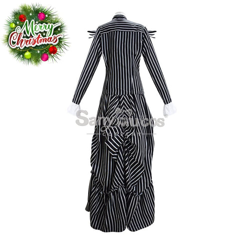 【In Stock】Anime The Nightmare Before Christmas Cosplay Jack Skellington Costume Female Costumes