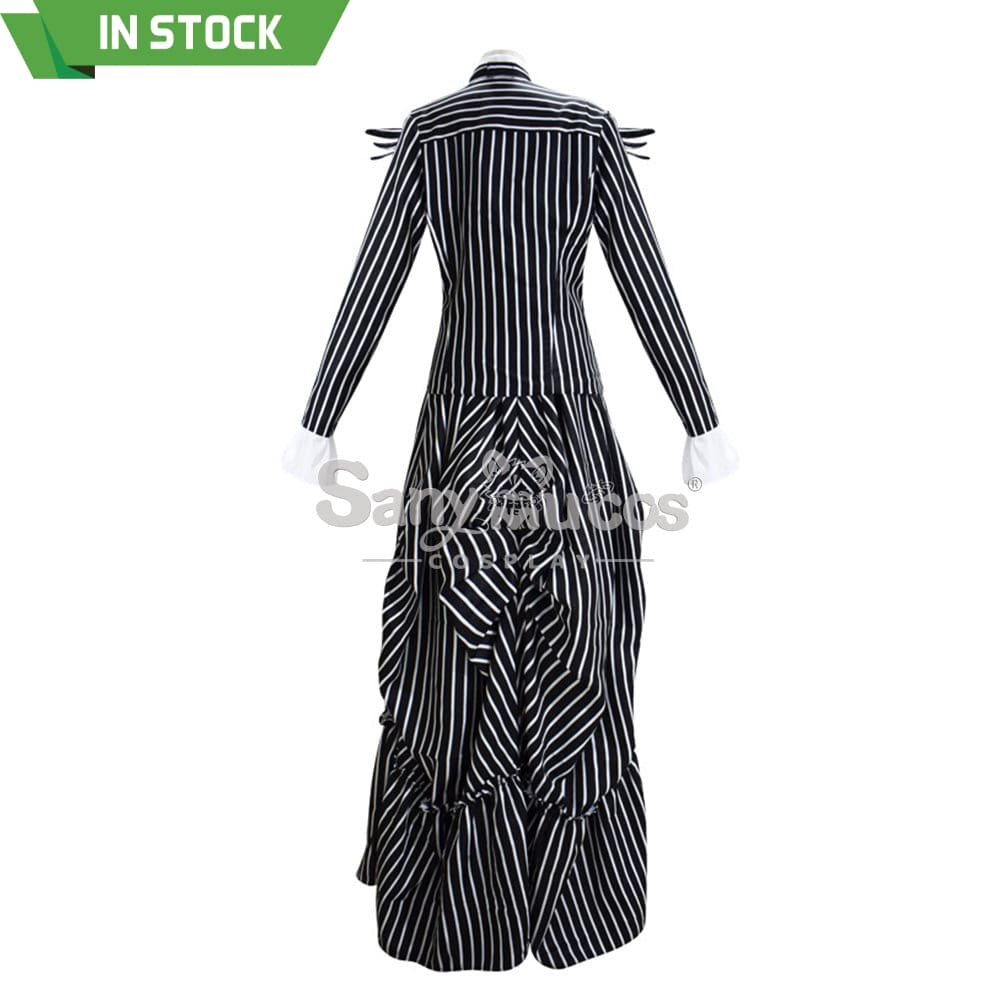 【In Stock】Anime The Nightmare Before Christmas Cosplay Jack Skellington Costume Female Costumes