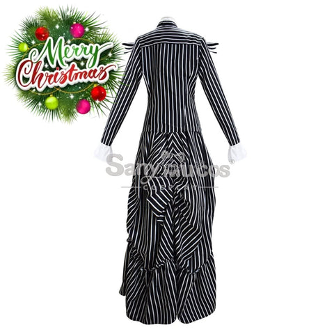 【In Stock】Anime The Nightmare Before Christmas Cosplay Jack Skellington Costume Female Costumes