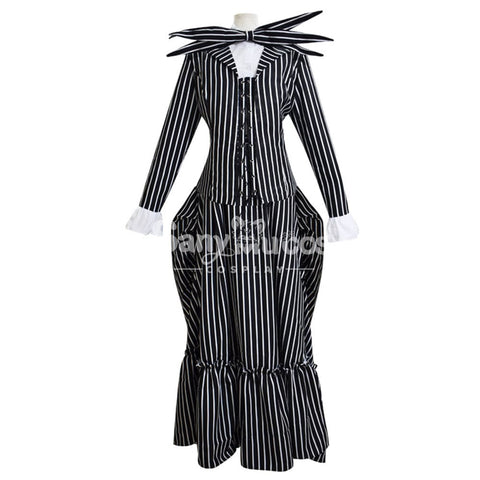 【In Stock】Anime The Nightmare Before Christmas Cosplay Jack Skellington Costume Female Costumes