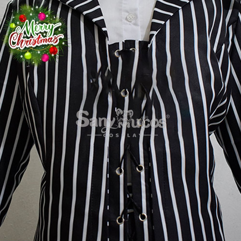 【In Stock】Anime The Nightmare Before Christmas Cosplay Jack Skellington Costume Female Costumes