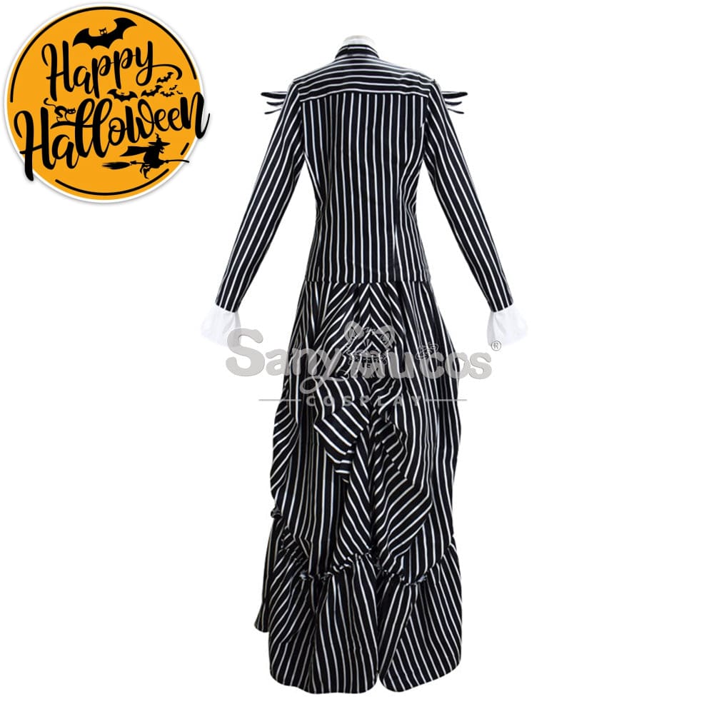【In Stock】Anime The Nightmare Before Christmas Cosplay Jack Skellington Costume Female Costumes