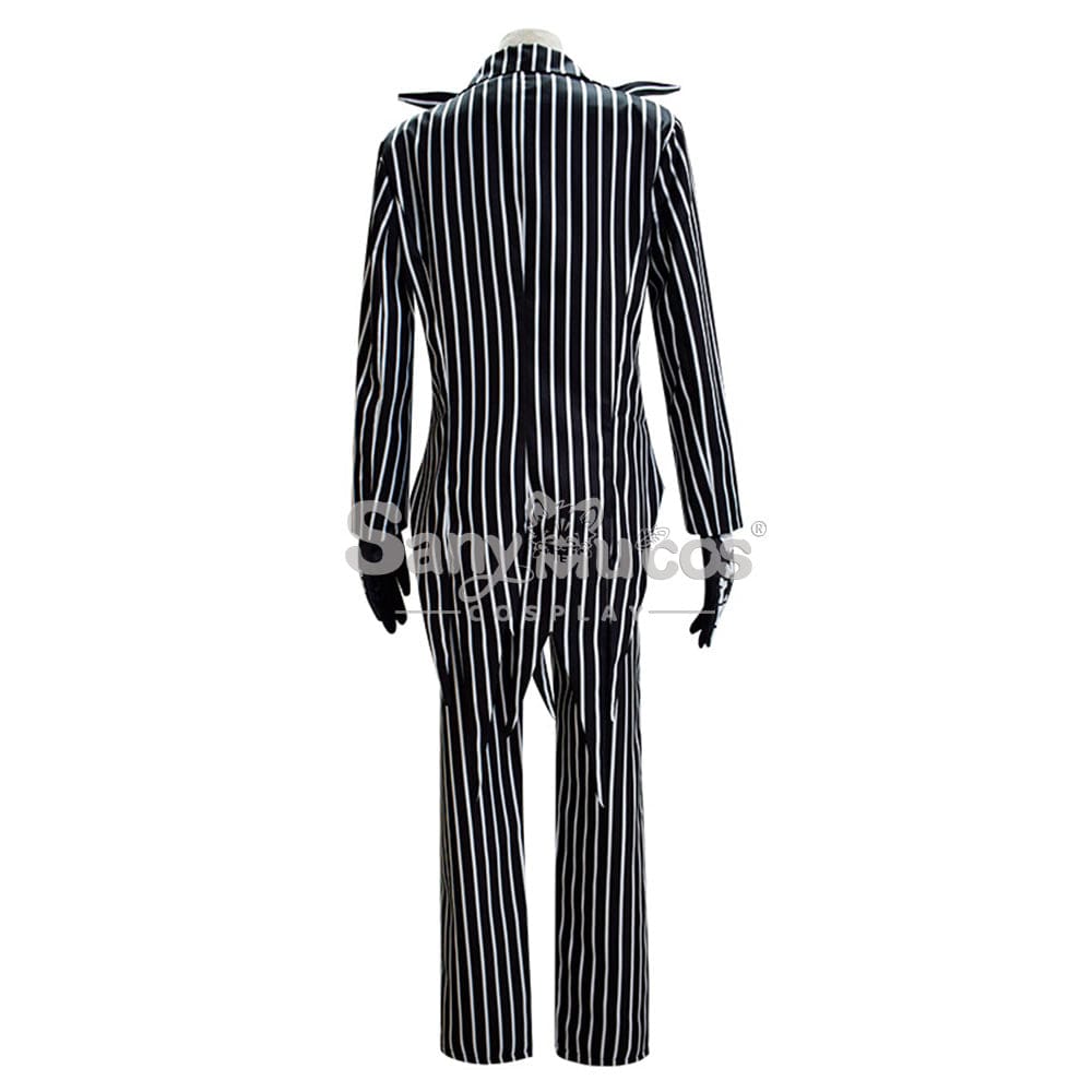 【In Stock】Anime The Nightmare Before Christmas Cosplay Jack Skellington Costume Male Costumes