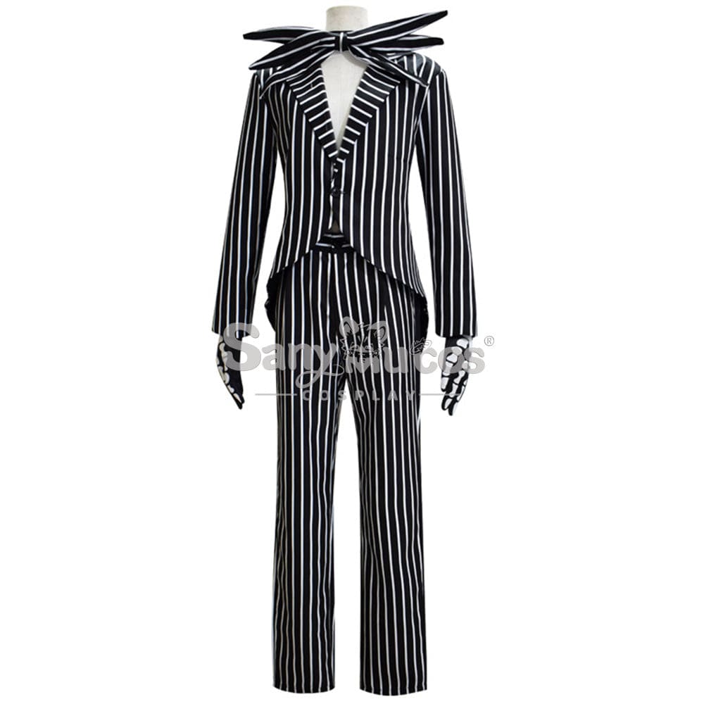【In Stock】Anime The Nightmare Before Christmas Cosplay Jack Skellington Costume Male Costumes
