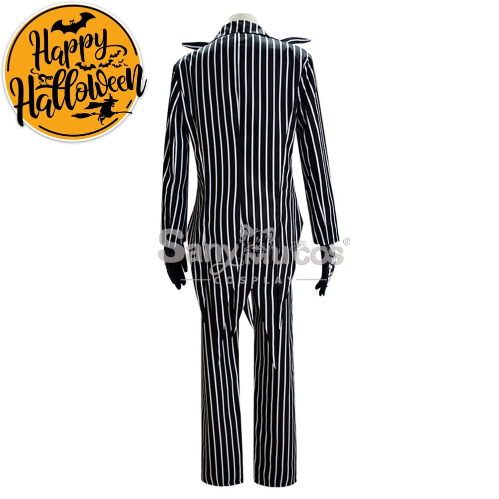 【In Stock】Anime The Nightmare Before Christmas Cosplay Jack Skellington Costume Male Costumes